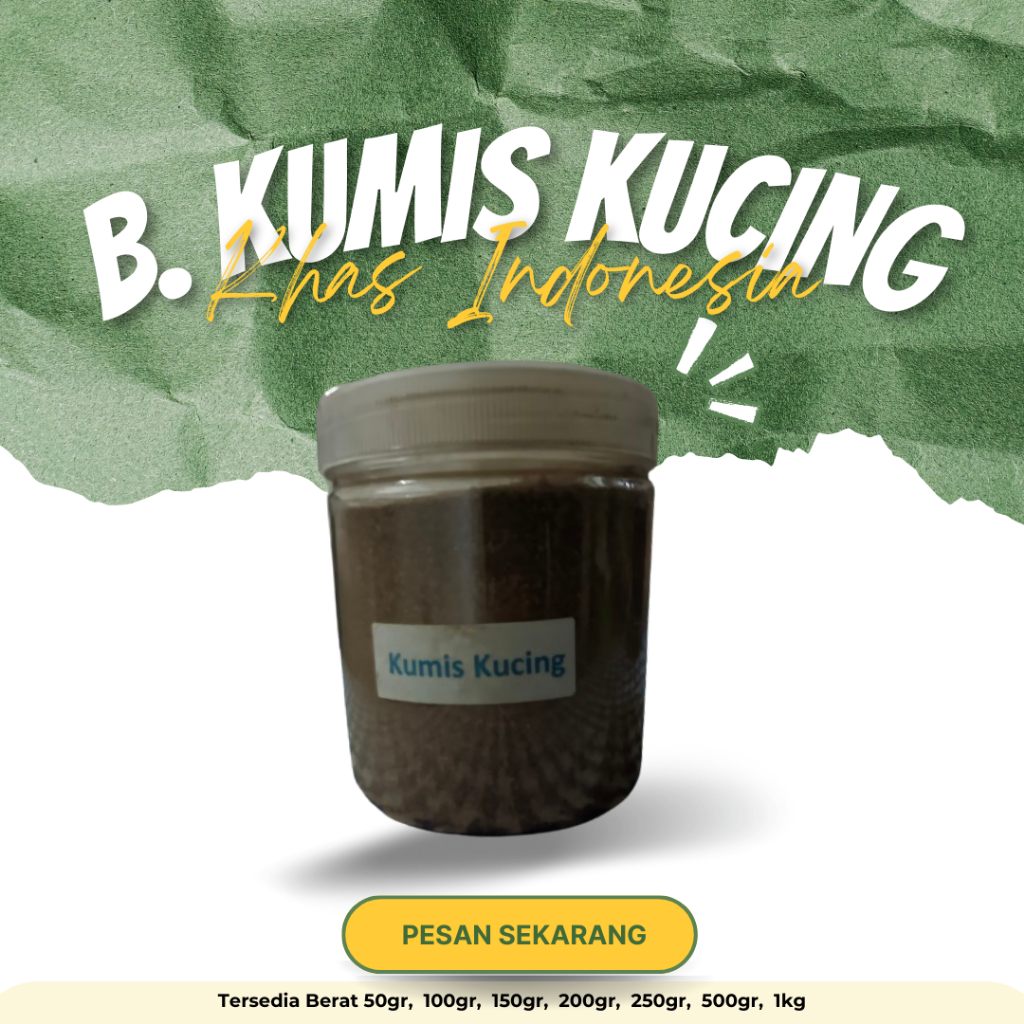 

SERBUK BUBUK HERBAL ALAMI KUMIS KUCING