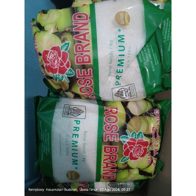 

gula rosebrand hijau 1kg