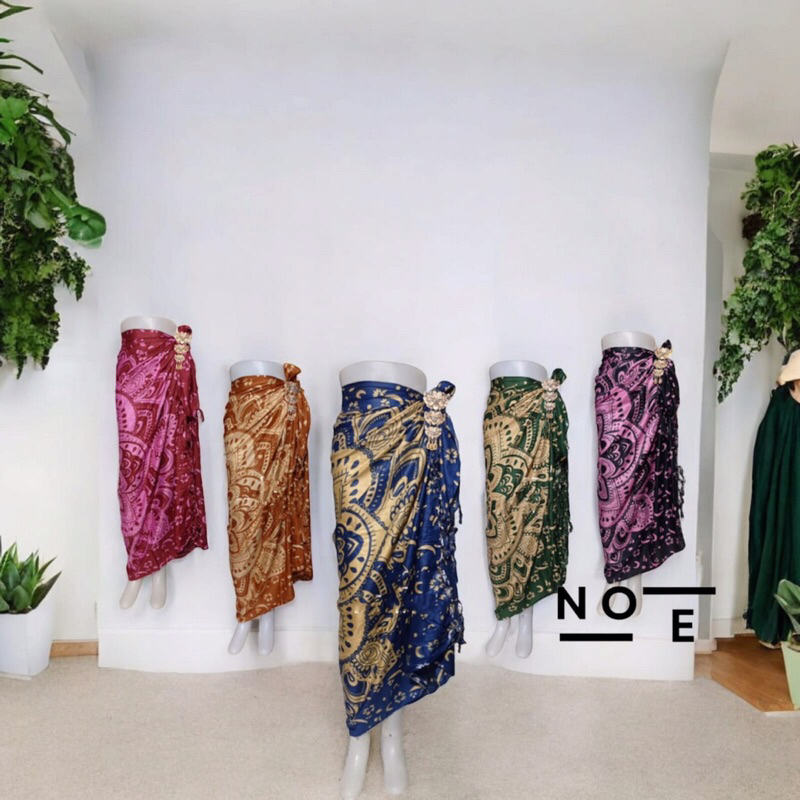 COD Kain Bali Pantai Kain Bali Motif Batik Sultan Mewah Rumbai Standar Sarung Bali Pantai Lukis Moti