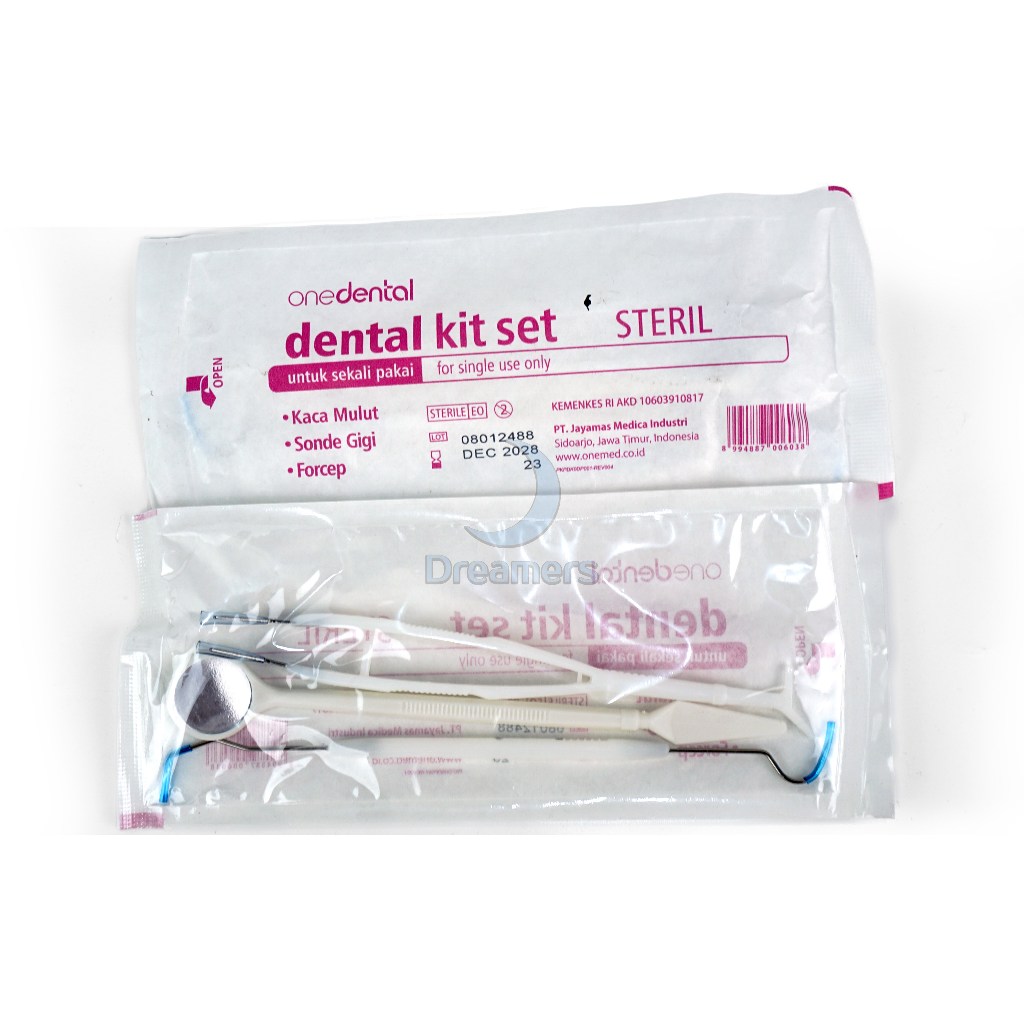 ONEMED ONEDENTAL Dental Kit Set Steril Disposable Instrument Kit Mini