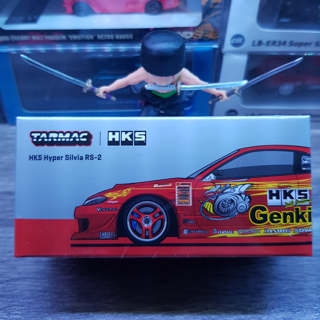 TARMAC NISSAN SILVIA S15 HKS 1/64