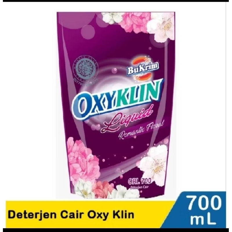 Bukrim / Bu Krim detergen cair Oxyklin liquid 700ml