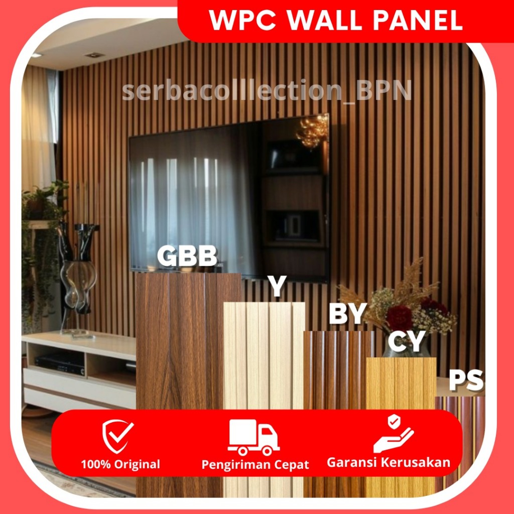 Wpc panel (PREMIUM) 1meter/kisi-kisi/Wallpanel/Wpc murah/Wpc Panel Terlengkap
