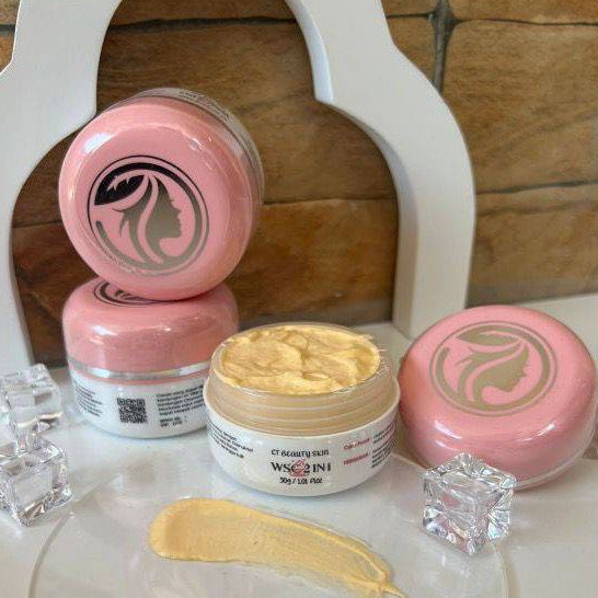 CREAM WAJAH WSC 2 in 1 Whitening Skincare 30g | WSC Cream WHITENING | Glowing flek LT Beauty | skinc