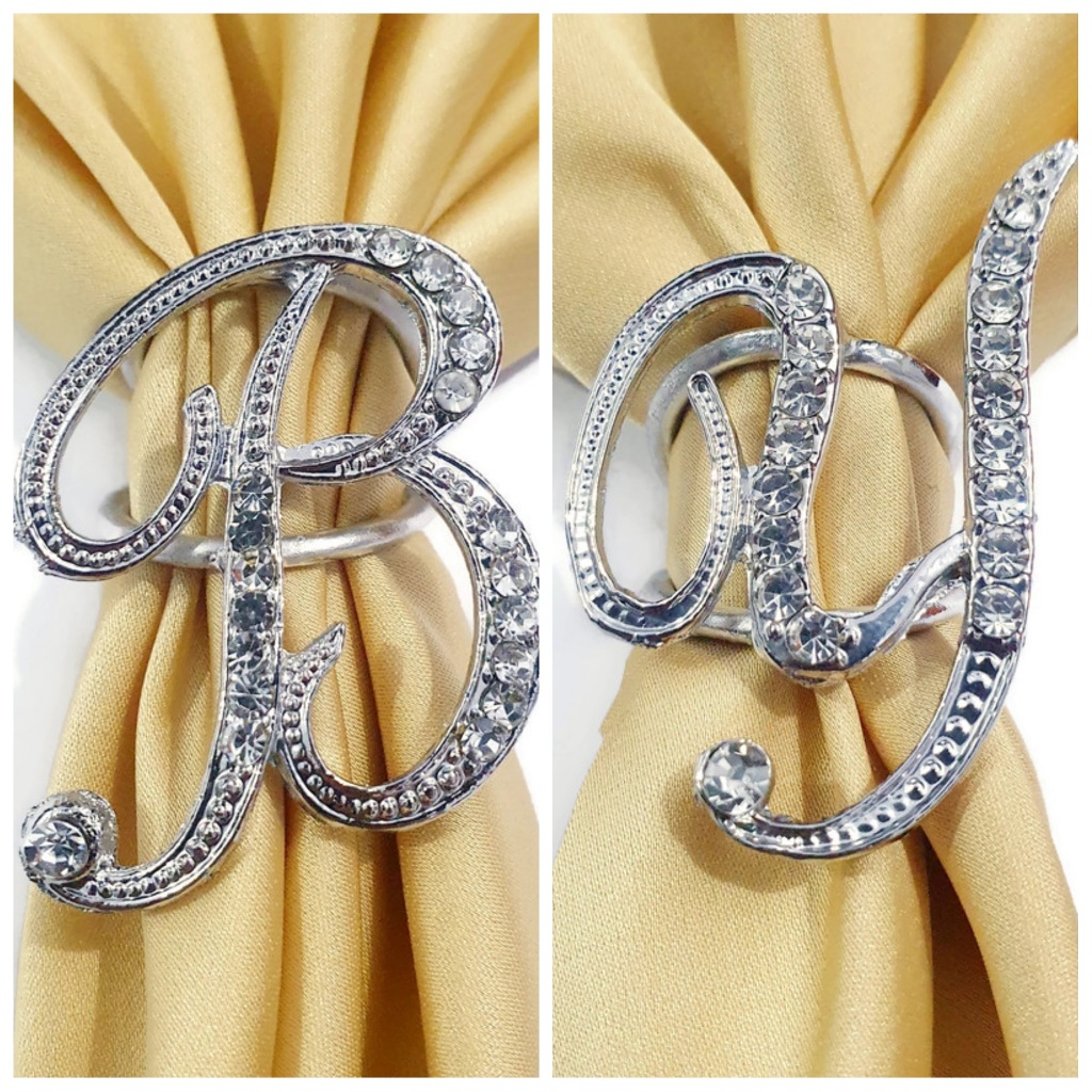 Ring Hijab Huruf/Aksesoris Jilbab/Bros Kolong Cincin Jilbab