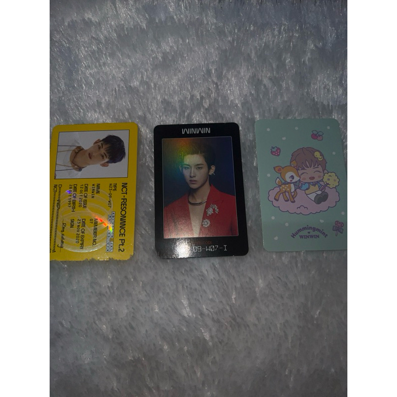 official photocard winwin wayv nct resonance id card ac sanrio tc