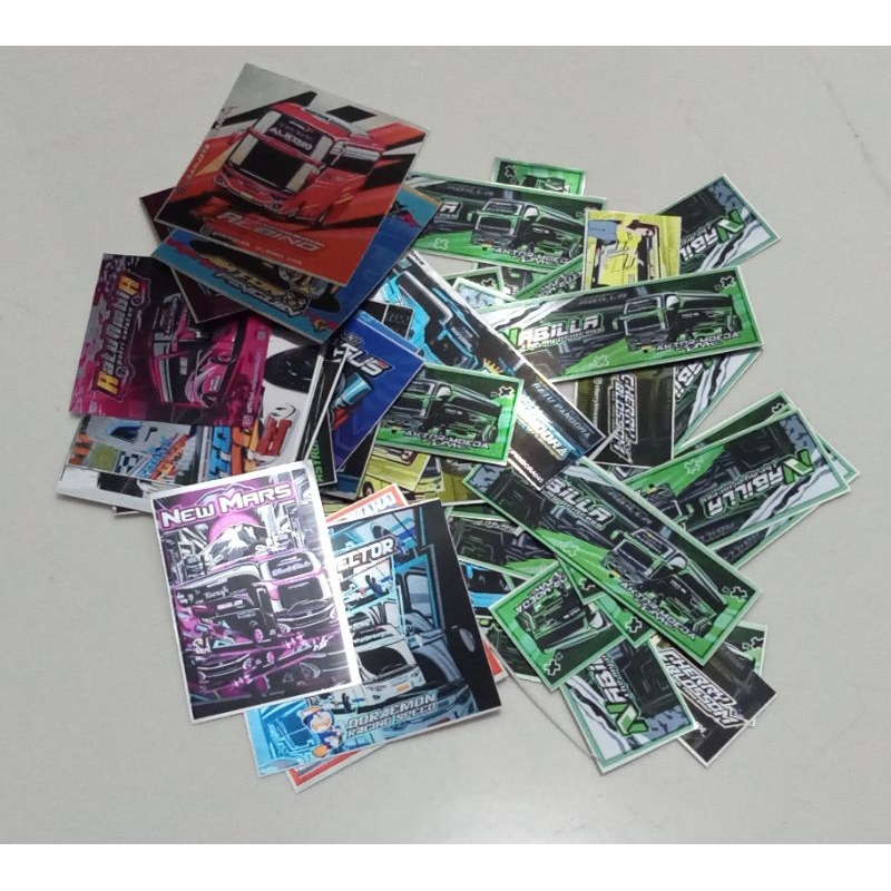 Stiker Bus Basuri Telolet