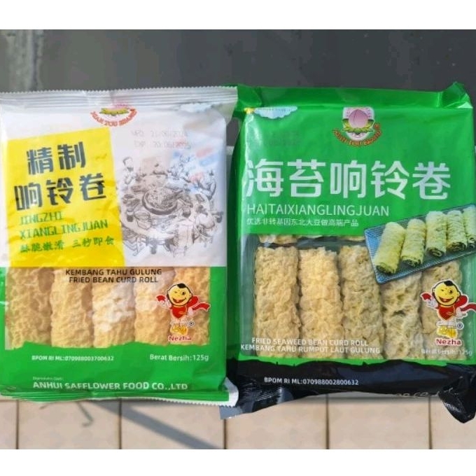 

Promo!! Kembang Tahu Gulung - Fried Bean Curd Roll rasa Original / Rumput Laut Xian Tou Brand
