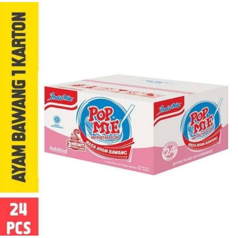 

Promo 7.7 Pop Mie All Varian Rasa Ukuran Jumbo (75g/24Pcs/1 Karton)