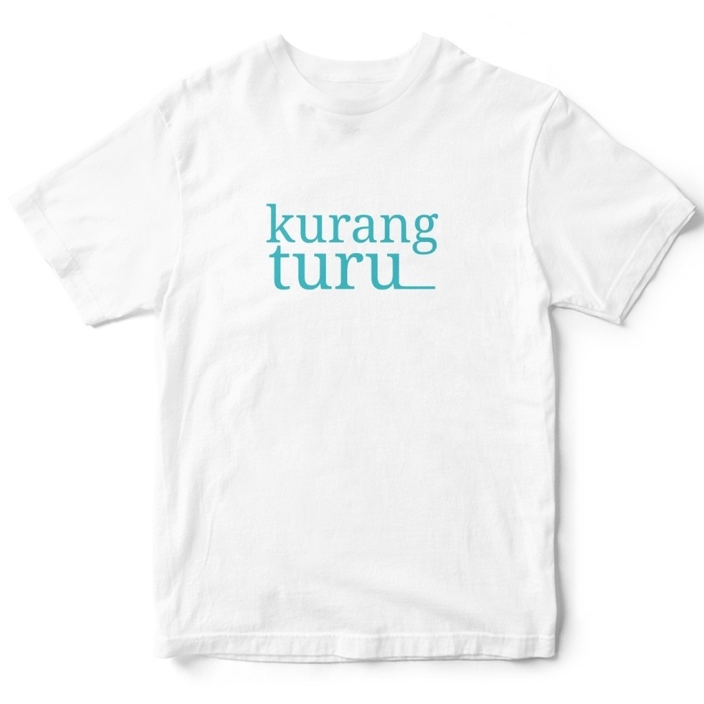 Baju Kaos Plesetan KURANG TURU - parodi merek brand logo kata kata tulisan lucu unik dewasa anak