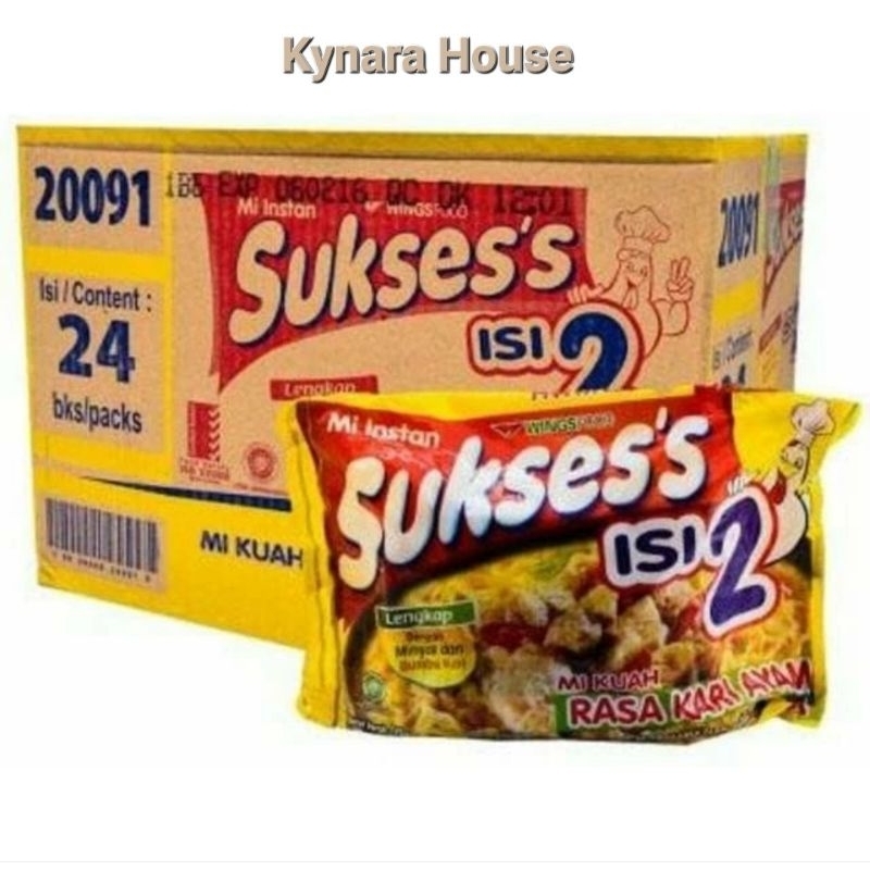 

Mie Sukses's Instant Kuah isi Dua 111gr (Karton)