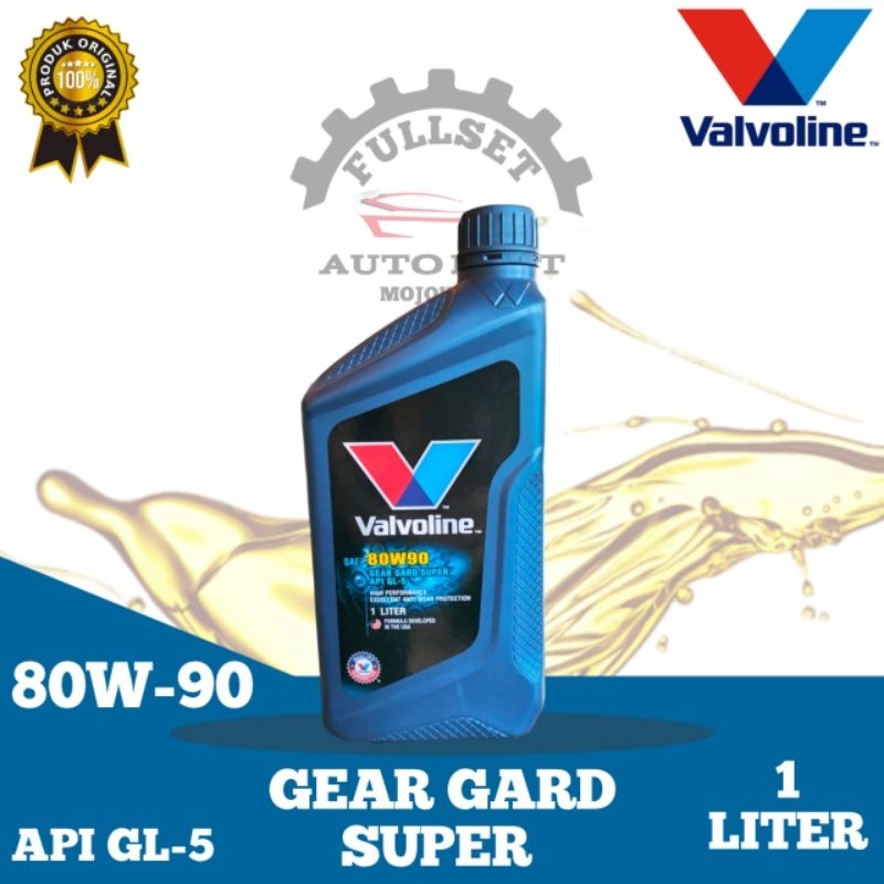 VALVOLINE 80W-90 GEAR GARD TRANSMISI DAN GARDAN GL-5 (1liter)