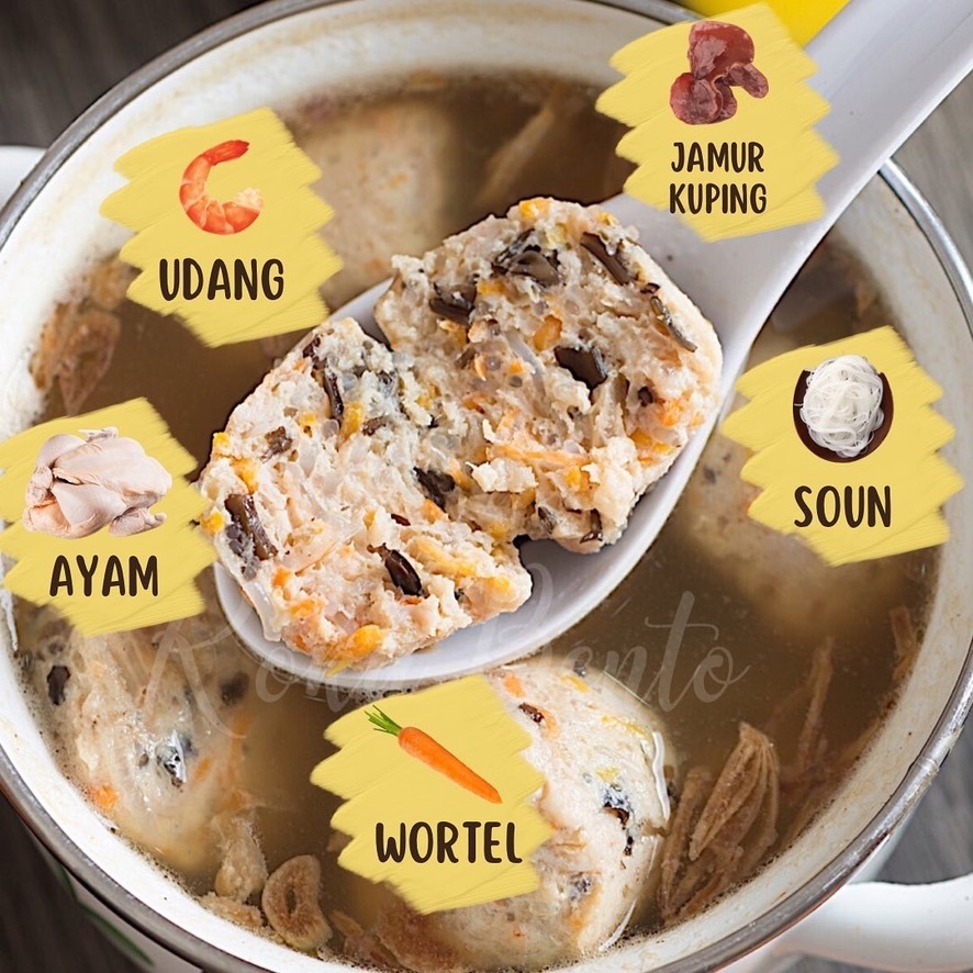 

Ay00! Bakso Rambutan 10 Pcs Homemade Roku Bento Baso Lohoa Frozen Siap Masak - Menu Praktis Lauk