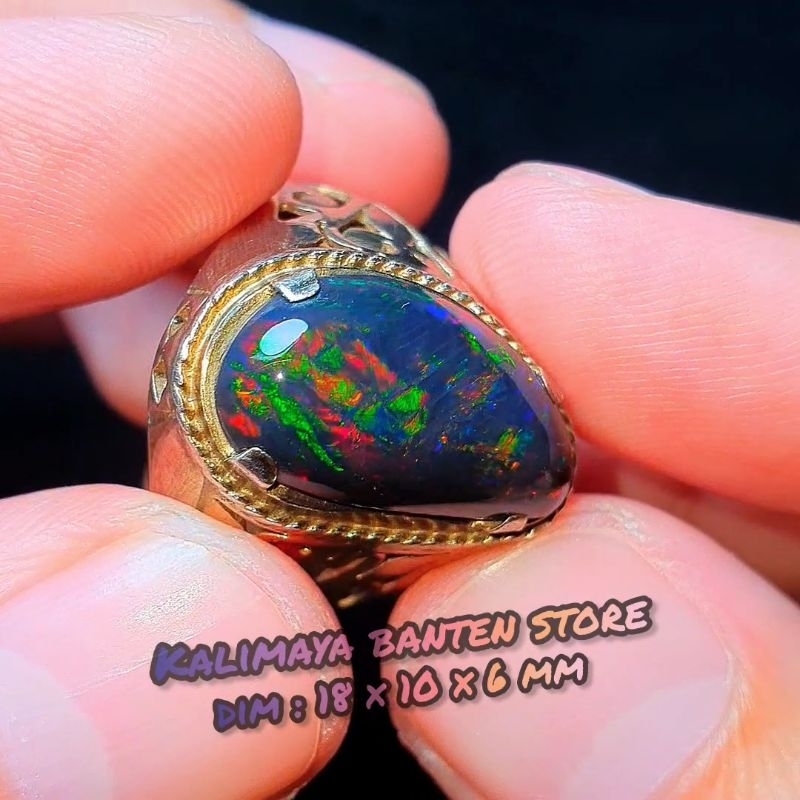 Kalimaya Banten Black Opal Abu Solid Jarong Super