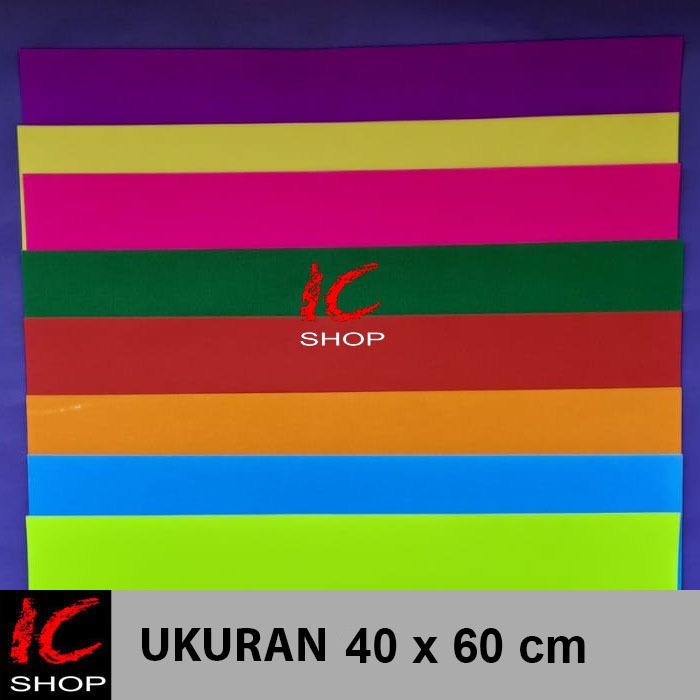 

10 Lembar Asturo Warna / Flourescent Paper
