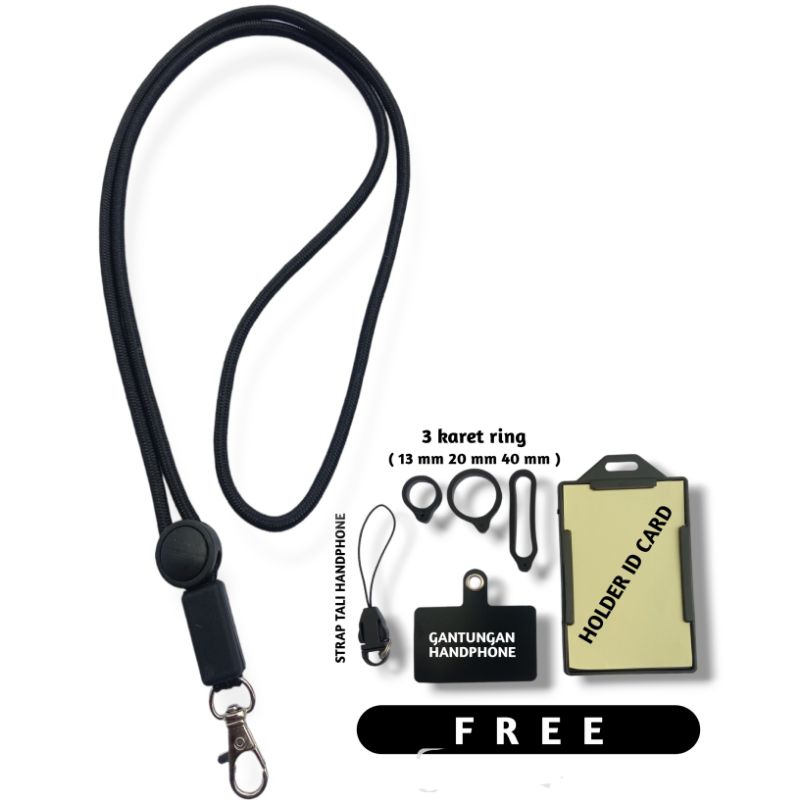 

Tali Lanyard Simpul Keren Gantungan Handphone Multifungsi
