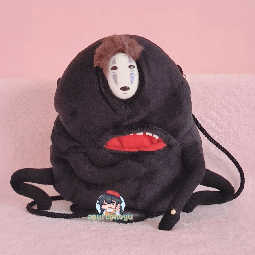 Dompet Koin Ghibli Museum of Art Museo d'Arte Ghibli Spirited Away Kaonashi Clasp Monster Coin Bag