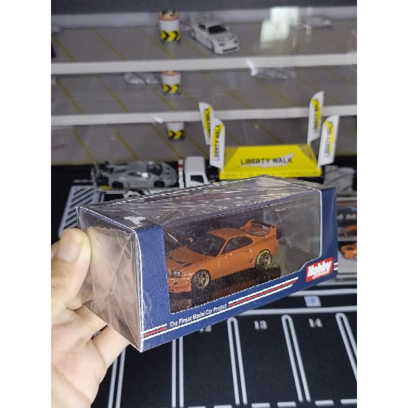 HOBBY JAPAN 64 TOYOTA SUPRA TRD 3000 GT ORANGE