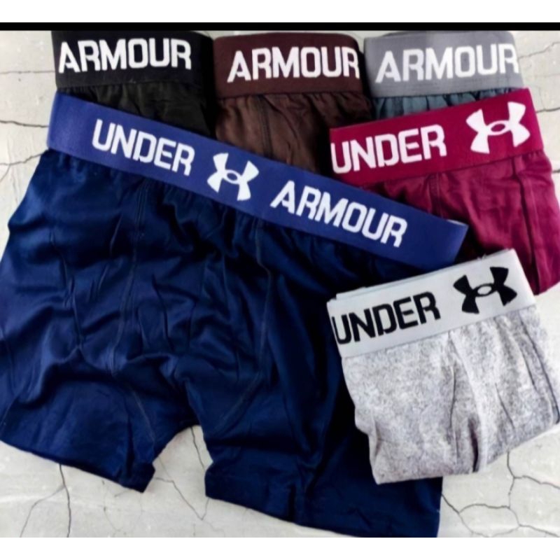 UNDER ARMOUR (3 pcs) BOXER PRIA PREMIUM BERKUALITAS/CELANA DALAM PRIA TERLARIS