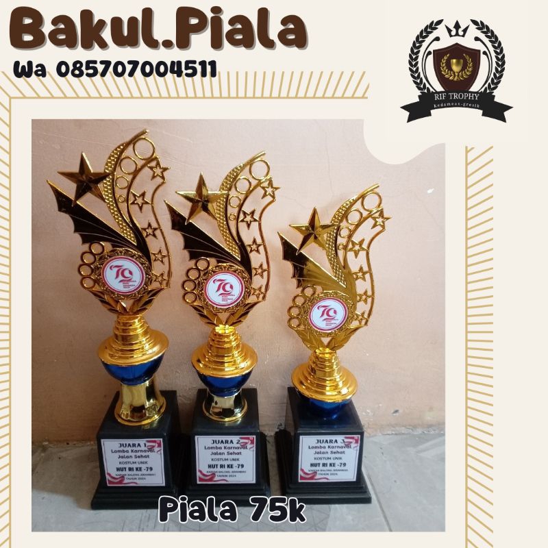 Piala Lomba murah/ piala set / piala lomba maulid/ piala agustusan / piala 75