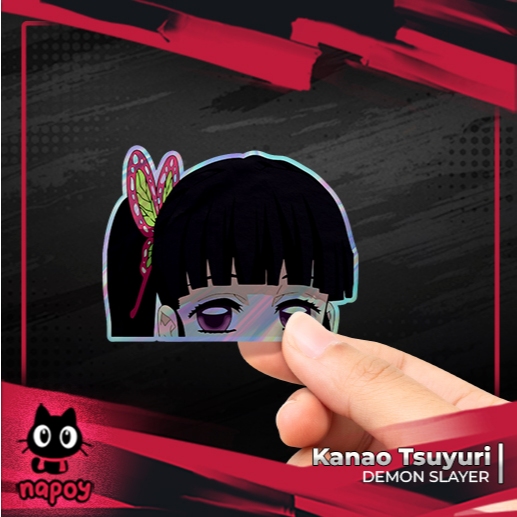 

Stiker Hologram Anime Demon Slayer Kanao Tsuyuri