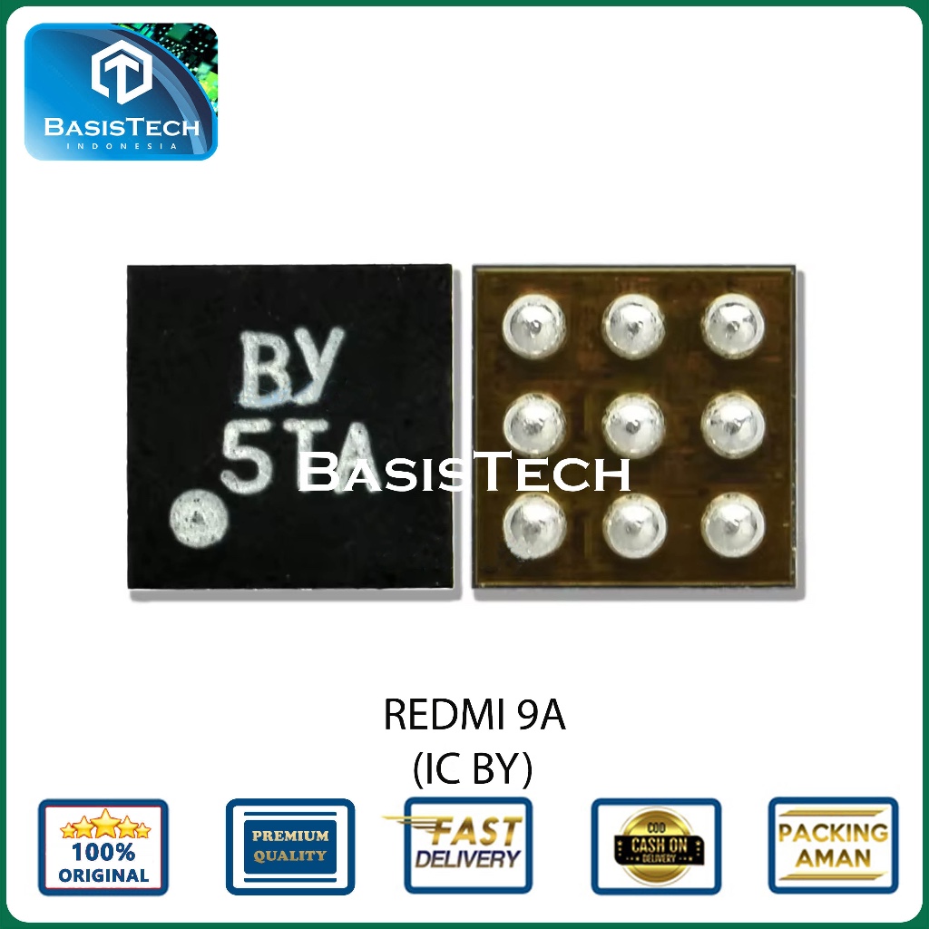IC LIGHT XIAOMI REDMI 9A - IC BY ( 9 PIN ) - ORI