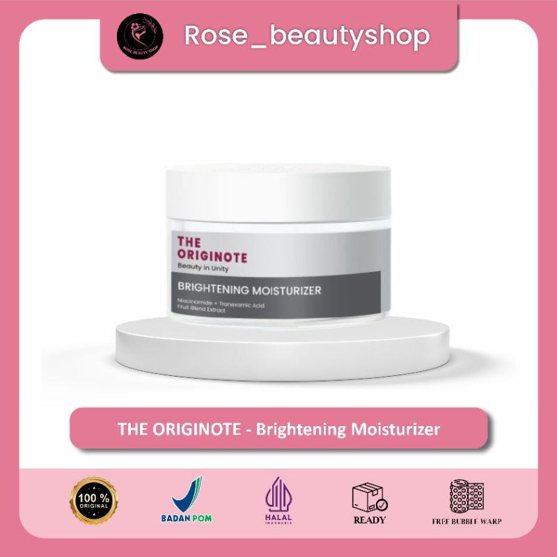 THE ORIGINOTE Brightening Moisturizer 50ml - Pelembab Wajah - Moisturizer The Originote - Originote 