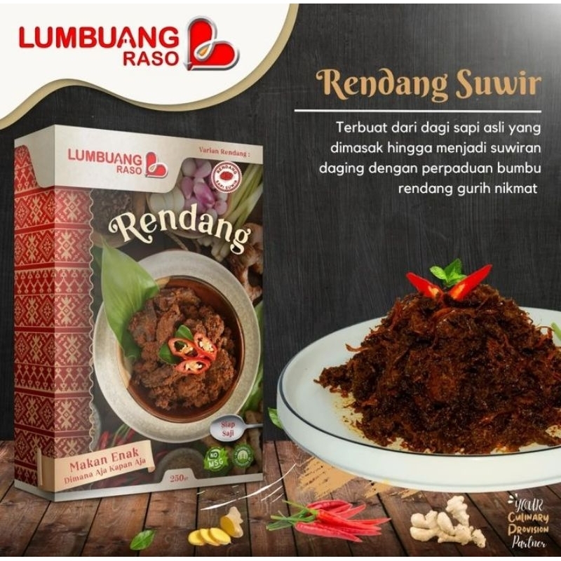 

Rendang Sapi Suwir/Rendang Suwir Daging Sapi 200 gr