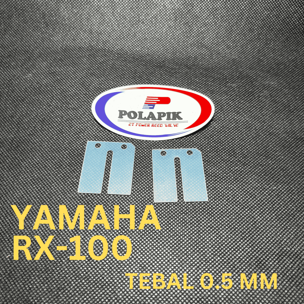 Lidah membran YAMAHA RX 100 fiber 0.5 harga 1 set plat lidah membran rx 100 reed valve yamaha RX100