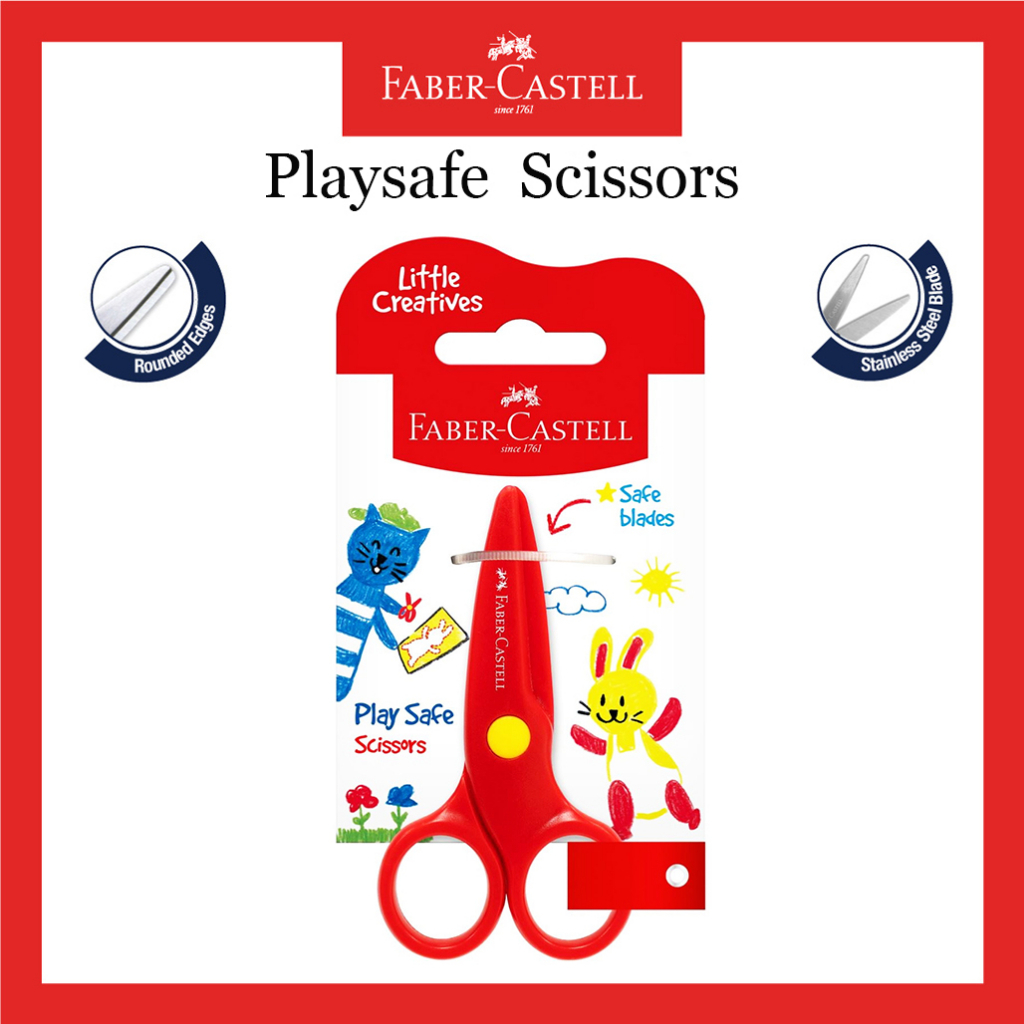 

Gunting Anak Faber Castell Little Creative Play Safe Scissors