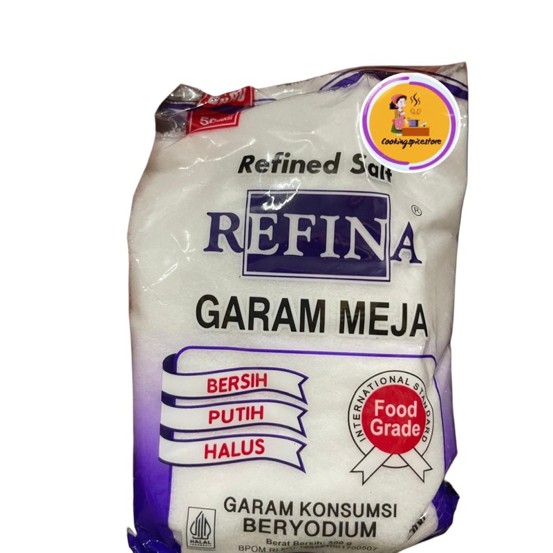 

REFINA GARAM MEJA 500gram