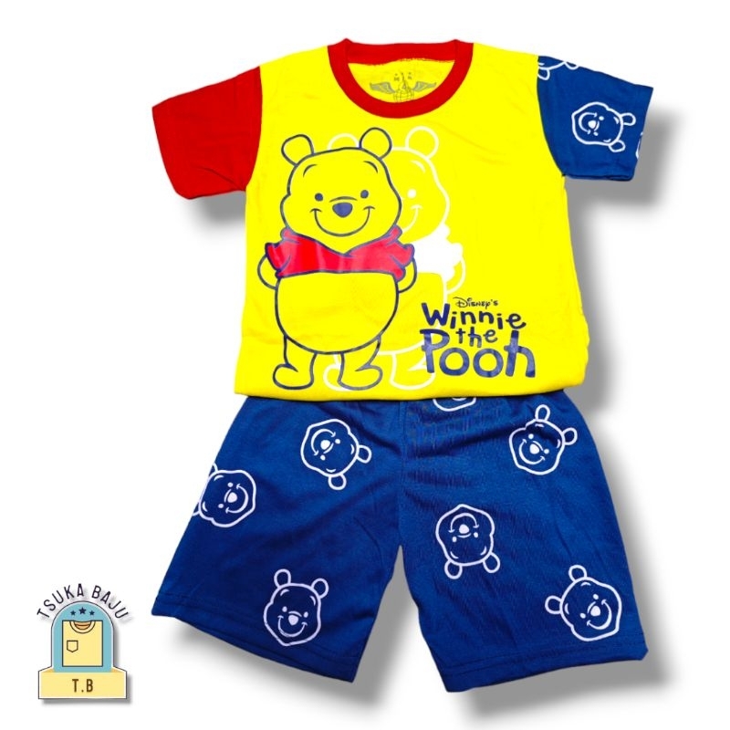 SETELAN ANAK celana pendek WINNIE THE POOH