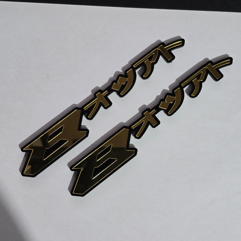 BEAT KANJI AKRILIK EMBLEM BEAT JEPANG ACRYLIC