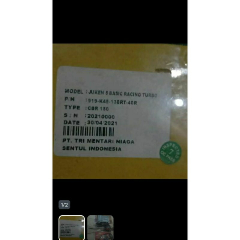 ecu juken racing turbo cbr lokal k45