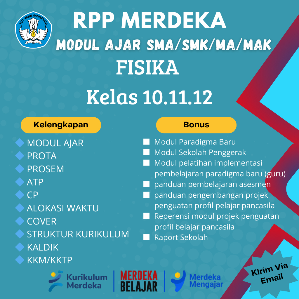 

Modul Ajar Fisika SMA Sederajat Kurikulum Merdeka