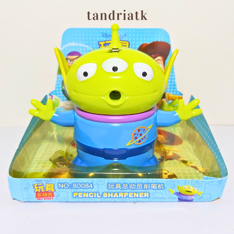 

[FREE BUBBLE+DUS] Serutan Rautan Meja Putar Duduk Toy Story Aliens 80084