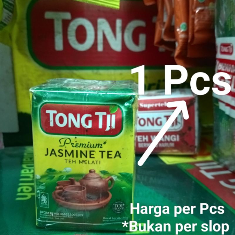 

[FREE GELAS Beli 1slop] Tong Tji Premium Jasmine Tea 40 Gr || HARGA ECER