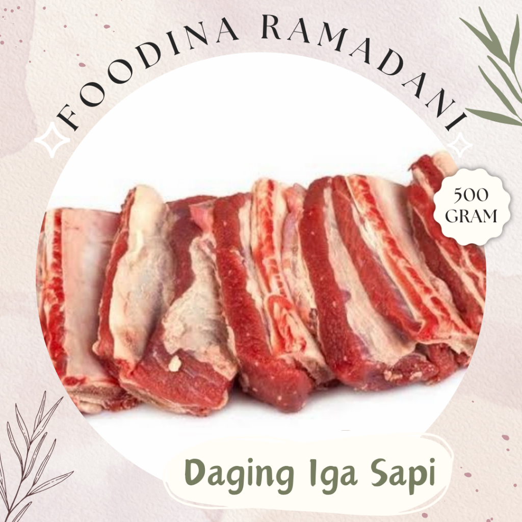 

DAGING IGA SAPI Tulang - Beef Fresh [ Berat 500gr ] Harga Per 0,5 Kg