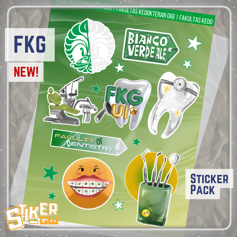 

BH01 [NEW] Sticker Pack FKG UI - STIKER MAKARA FAKULTAS KEDOKTERAN GI CSUI CS PSEMUA UNIVERSITAS