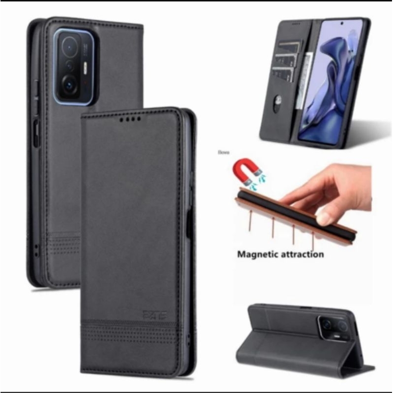 Flip Xiaomi 11T / Xiaomi 11T pro Case cover magnet dompet kulit