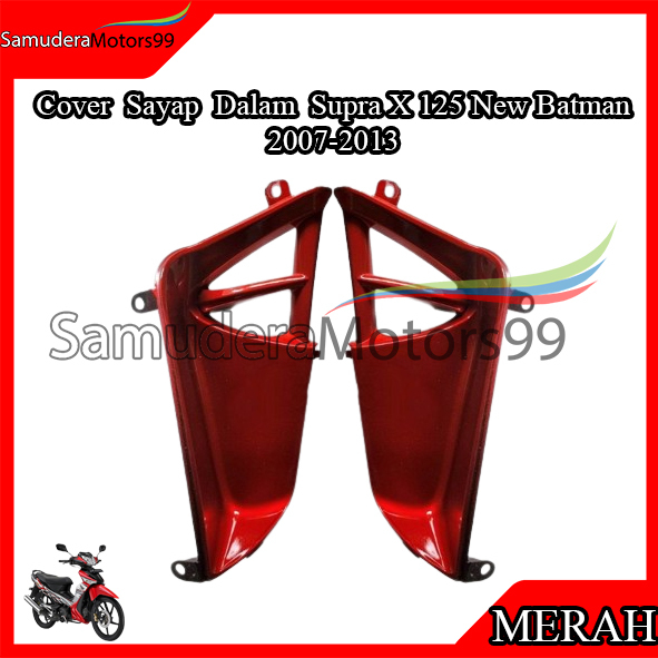 Cover  Sayap  Dalam  Supra X 125 New Batman 2007-2013 MERAH