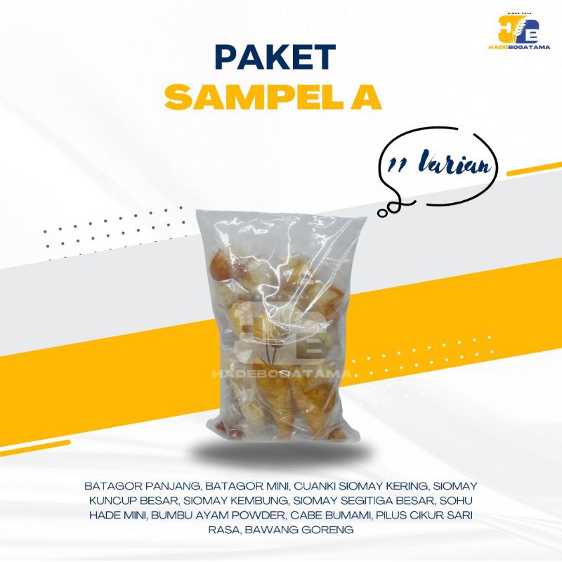 

Paket Sampel (Seblak, Baso Aci dan Cemilan)