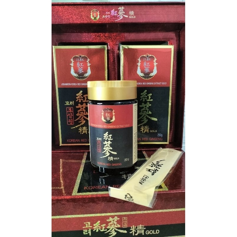 

1 SET JOSAMWON KOREA RED GINSENG EKTRACT GOLD [250g × 2]