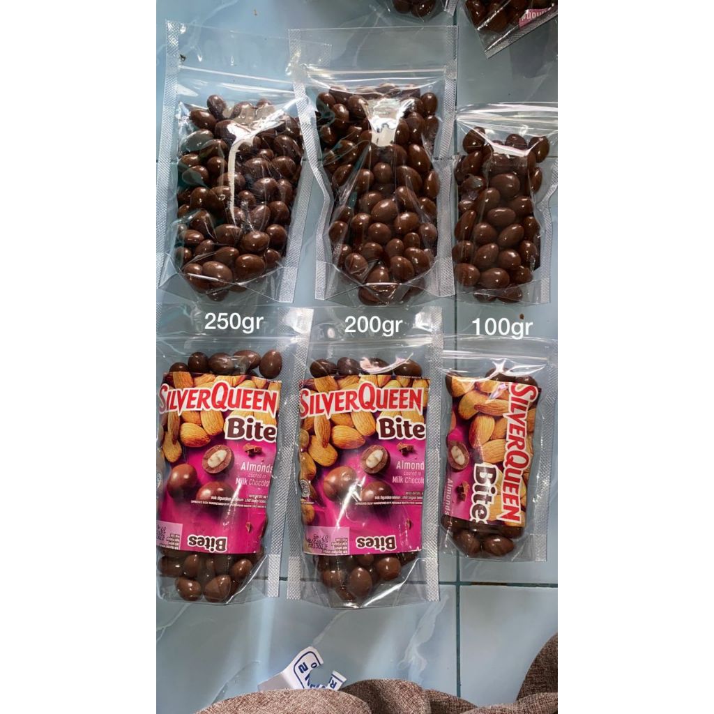 

Silverqueen Bites mede kemasan 100gr / 250 gr / 500gr/ 1 kg