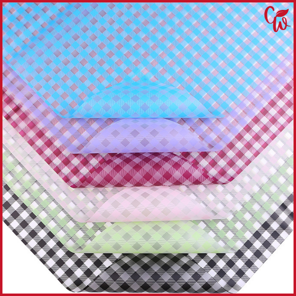 

20 Lembar Kertas Buket Kotak Taplak Cellophane Wrapping Square Pastel Florist KB6003