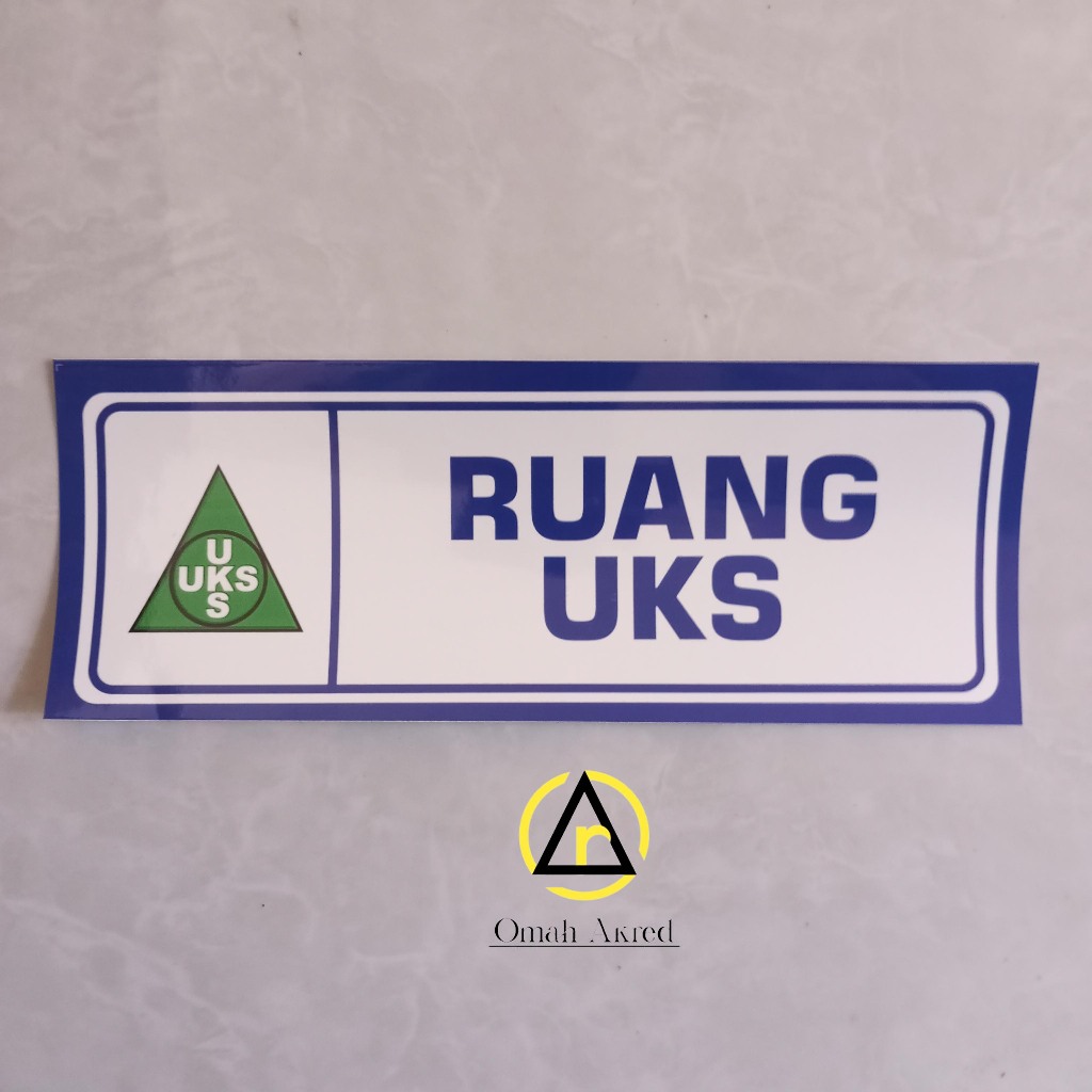 

Stiker Ruang UKS - Stiker UKS Sekolah - Usaha Kesehatan Sekolah