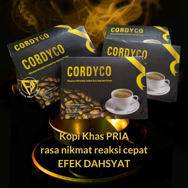 

1 BOX ISI 10 SACHET KOPI CORDICO | KOPI CORDICO PENAMBAH SETAMINA PRIA DEWASA ORIGINAL