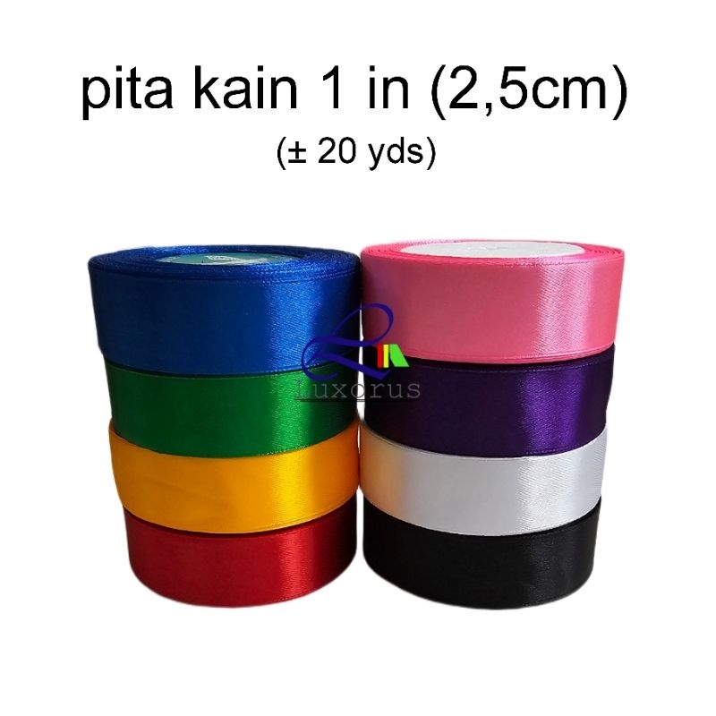 

Pita Kain Satin 25mm (1 inch)
