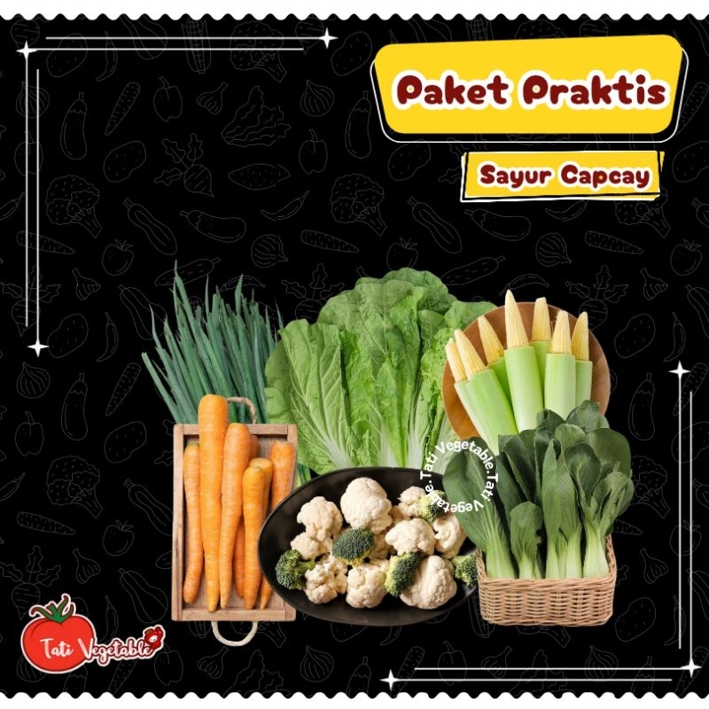 

Paket Hemat Capcay Komplit || Paket Sayur Komplit || Fresh || Sayuran Segar || Tati Vegetable || Groceries || Sayuran Murah Jabodetabek