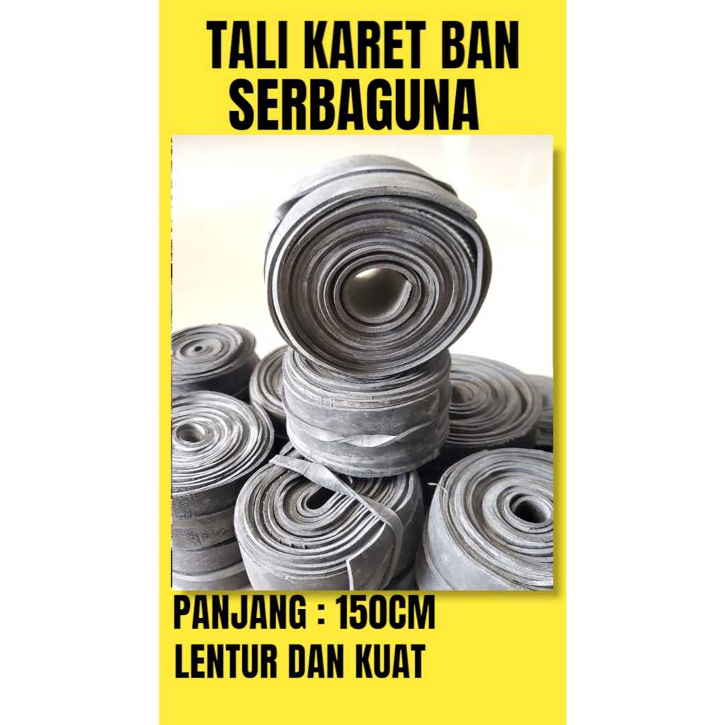 tali pengikat barang ukuran 1.5 meter dari karet ban dalam tali pengikat barang tali ban tali serbag